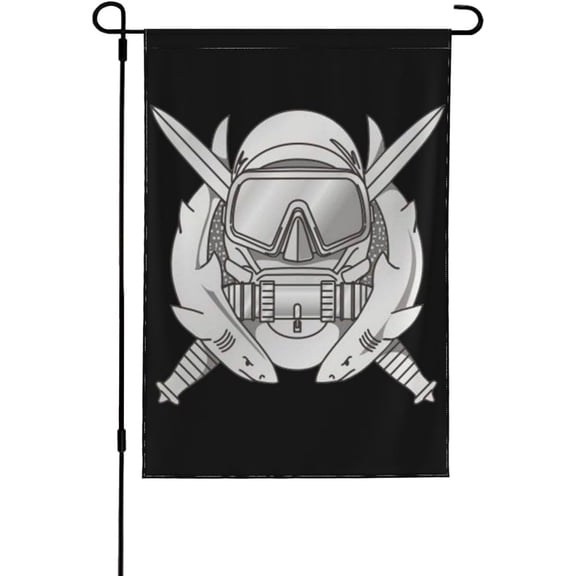 Special Diver Badge Banner Outdoor Flags Garden Flag Yard Flag 28x40in