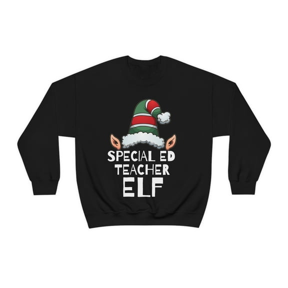 Special ED teacher Elf Unisex Sweatshirt, S-2XL Christmas Elves