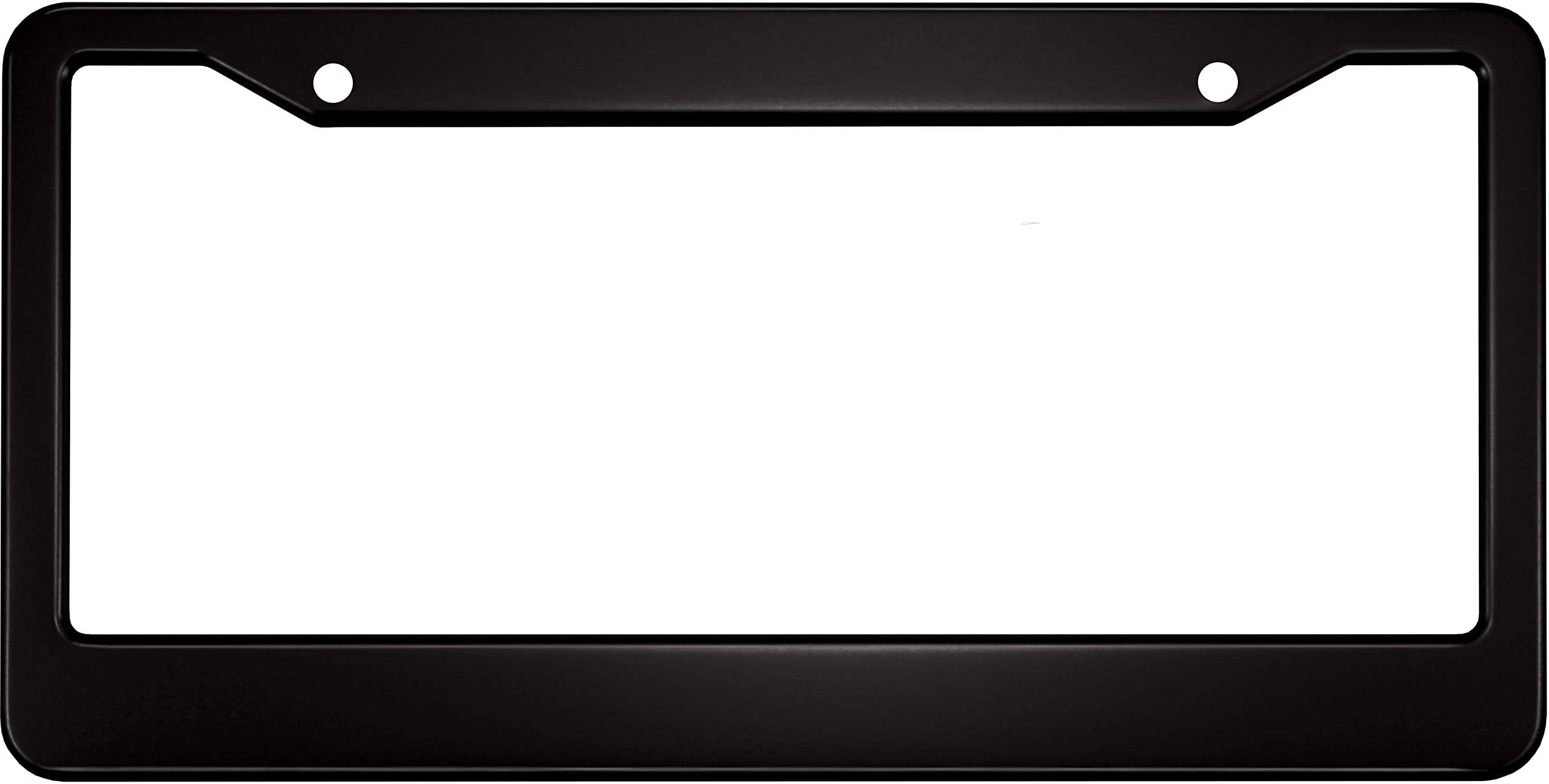 Special Edition Anodized Aluminum CAR License Plate Frame - Black