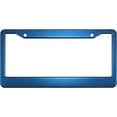 thumbnail image 1 of Special Edition Anodized Aluminum CAR License Plate Frames - Blue, 1 of 7
