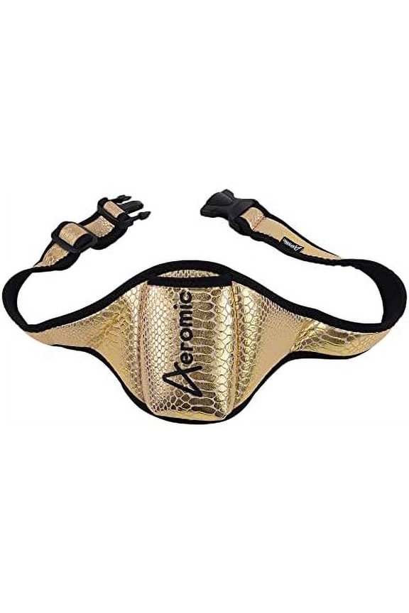 Special Edition Mic Belt - Gold Python$$Music