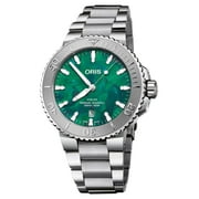 Special Edition Oris Aquis x Bracenet Automatic Stainless Steel Green Dial Date Divers Mens Watch 733 7730 4137-MB