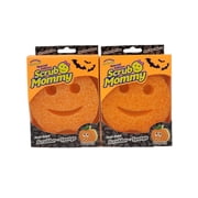 Special Edition Scrub Mommy Dual-Sided Scrubber + Sponge Pumpkin Shaped - 2 Pack