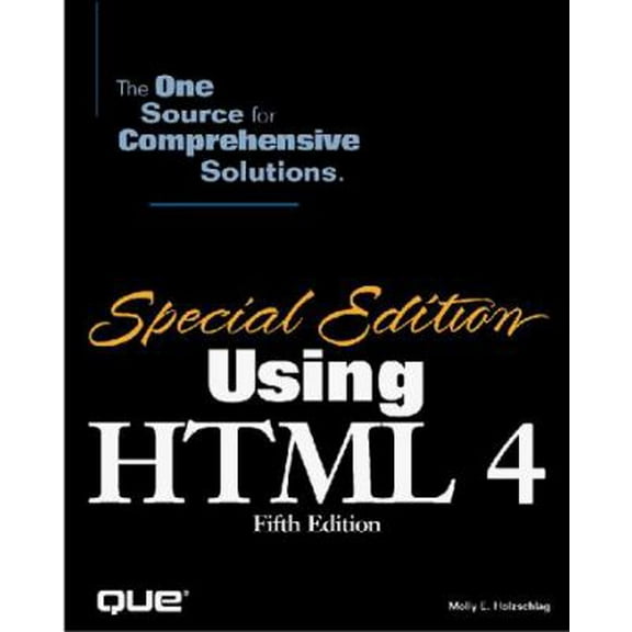 Pre-Owned Special Edition Using Html 4 (Paperback) 0789718510 9780789718518