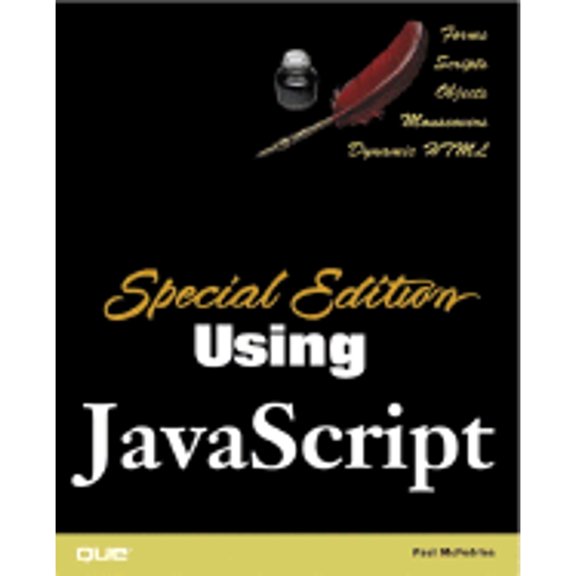 Pre-Owned Special Edition Using JavaScript (Paperback) 0789725762 9780789725769
