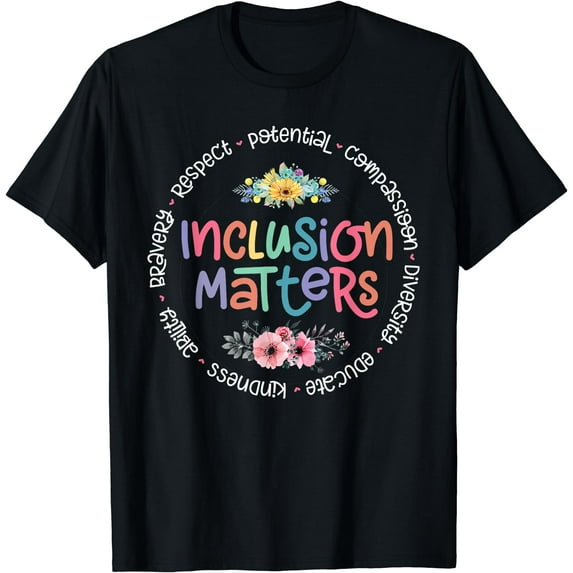 Special Education Autism Awareness Teacher Inclusion Matters T-Shirt