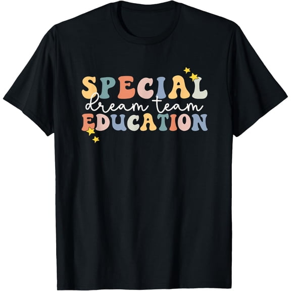 Special Education Dream Team Retro Back to School Adult T-shirt