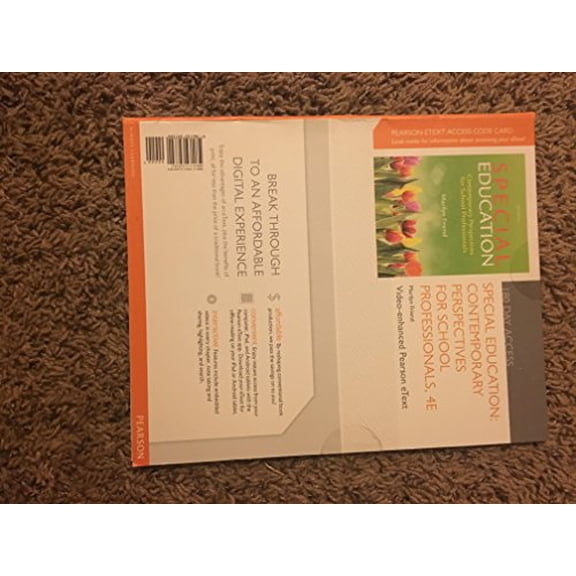 Special Education Pearson Etext Access Card