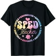 thumbnail image 1 of Special Education SPED Teacher Crew Teachers Back to School T-Shirt, 1 of 4