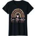 thumbnail image 1 of Special Education See The Able Not Label Leopard Rainbow T-Shirt, 1 of 3