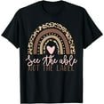 thumbnail image 1 of Special Education See The Able Not Label Leopard Rainbow T-Shirt, 1 of 4