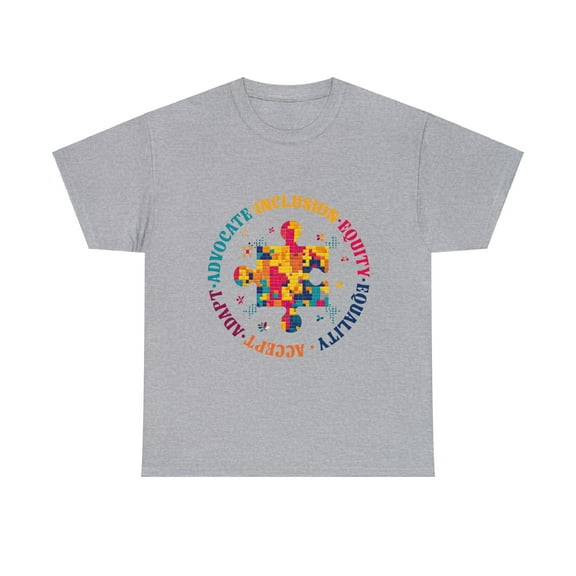 Special Education Shirt, Autism Shirt, Accept Adapt Advocate ID-0217-KMF8