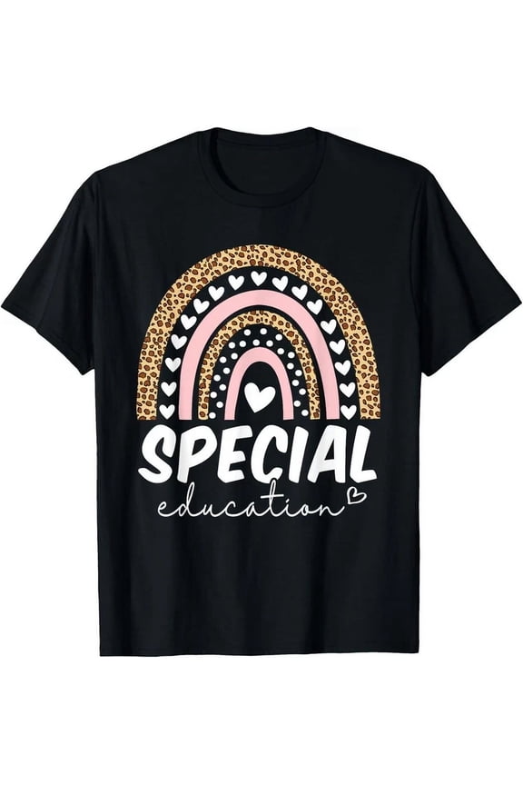 Special Education Teacher Shirt Team Sped Squad Crew Rainbow T-Shirt, Unisex T-Shirt