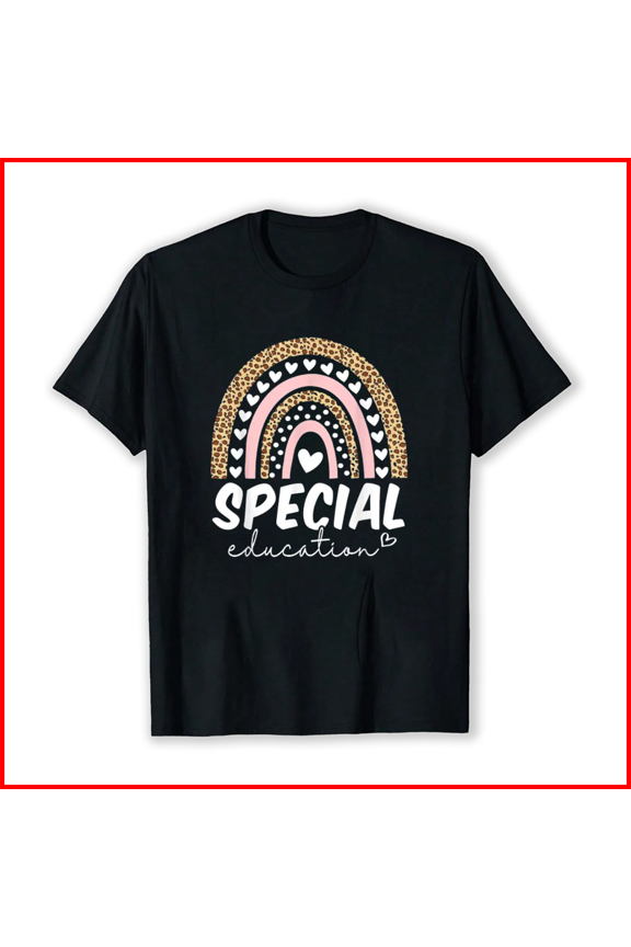 Special Education Teacher Team SPED Squad Crew Rainbow Unisex T-Shirt, up to Size 5XL