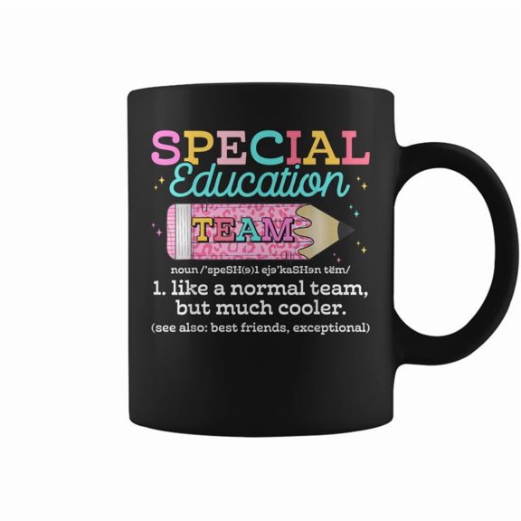 Special Education Team Definition Ed Team Crew Teacher Coffee Mugs