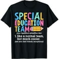 thumbnail image 1 of Special Education Team Definition Retro Ed Team Crew Teacher T-Shirt, 1 of 4