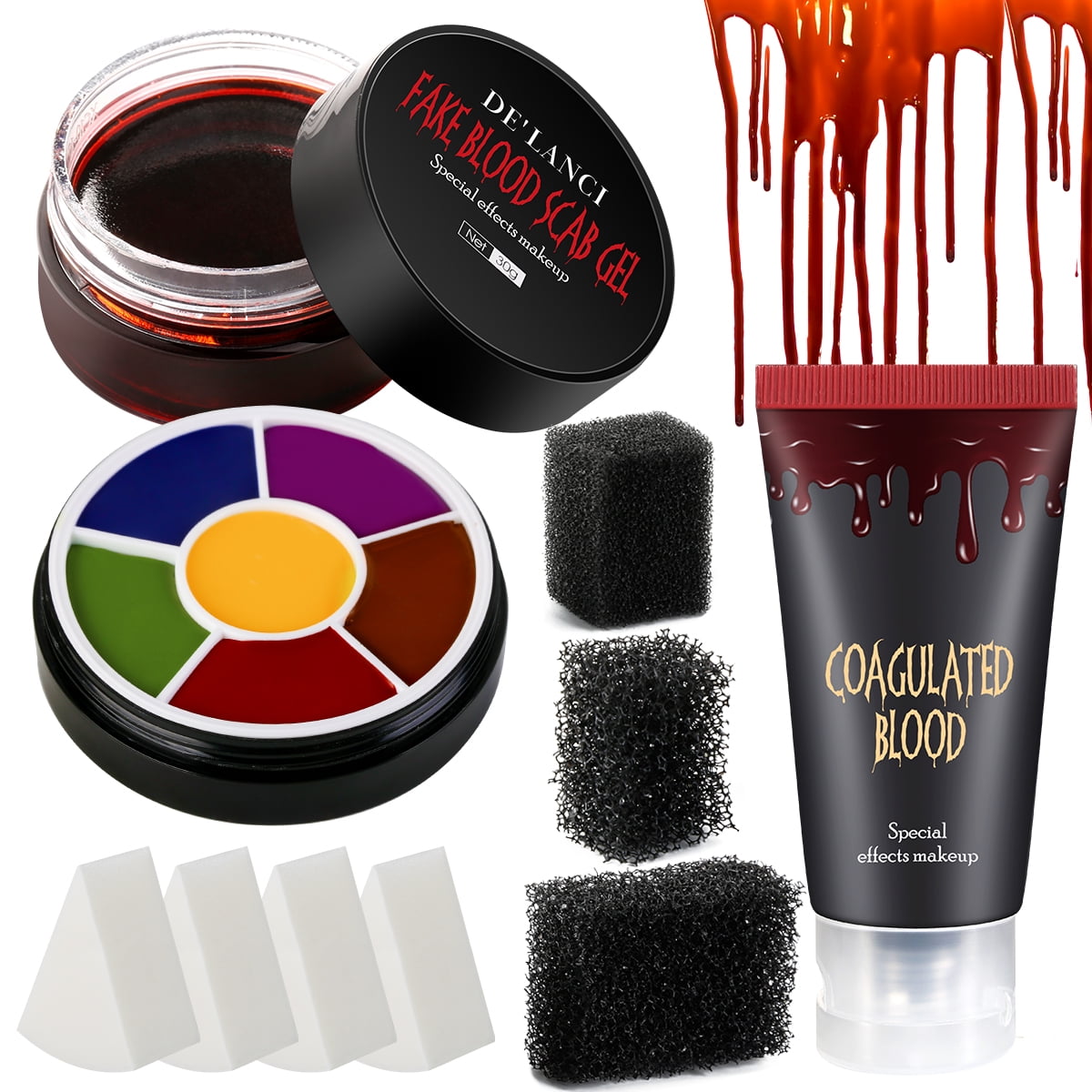 Special Effects SFX Makeup Kit 6 Colors Bruise Makeup Face Body