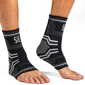 Special Essentials 1 Pair Ankle Brace for Men & Women: Relief for Plantar Fasciitis, Arch Support, Heel Spur Pain, Achilles Tendonitis, Ankle and Foot Compression Sleeve Sock