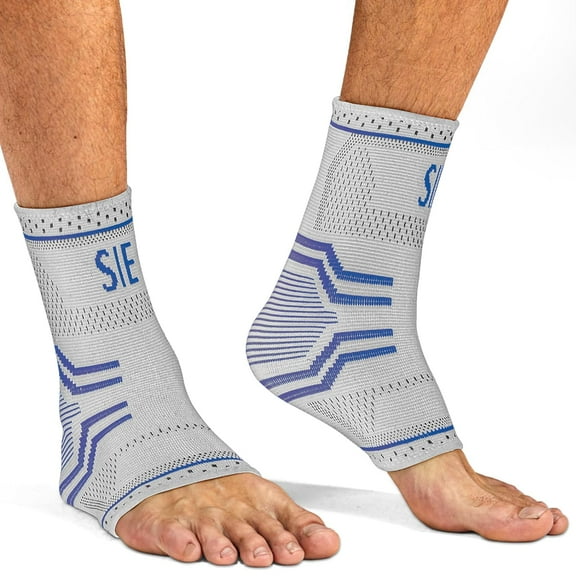 Special Essentials 1 Pair Ankle Brace for Men & Women: Relief for Plantar Fasciitis, Arch Support, Heel Spur Pain, Foot Swelling, Achilles Tendonitis, Ankle and Foot Compression Sleeve Sock