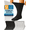 Black/Gray, variant on Special Essentials Diabetic Socks for Men & Women – 12 Pairs of Non-Binding Moisture-Wicking Neuropathy Socks – Crew Length, White, 10-13