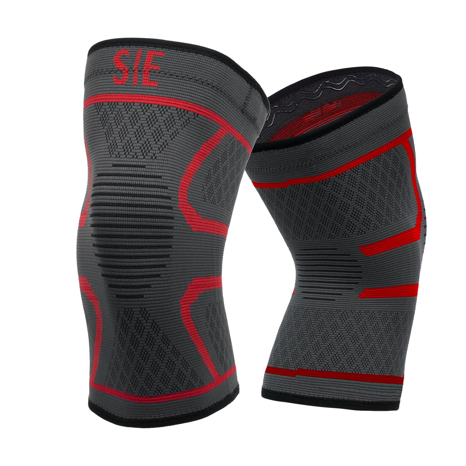 Special Essentials 2 Pack Knee Braces for Men and Women - Compression Sleeves for Pain Relief, Support for Meniscus Tears, ACL, and Arthritis