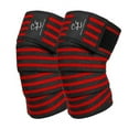 thumbnail image 1 of Special Essentials 2 Pack Knee Wraps with Strap For Men & Women - Flexible Support for Weightlifting, Powerlifting, Squats, Leg Press, and Cross Training, 1 of 6