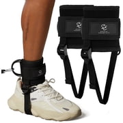 Special Essentials Ankle Strap for Cable Machine & Resistance Bands – Neoprene Kickback Cuffs with Adjustable Foot Strap for Glutes & Legs
