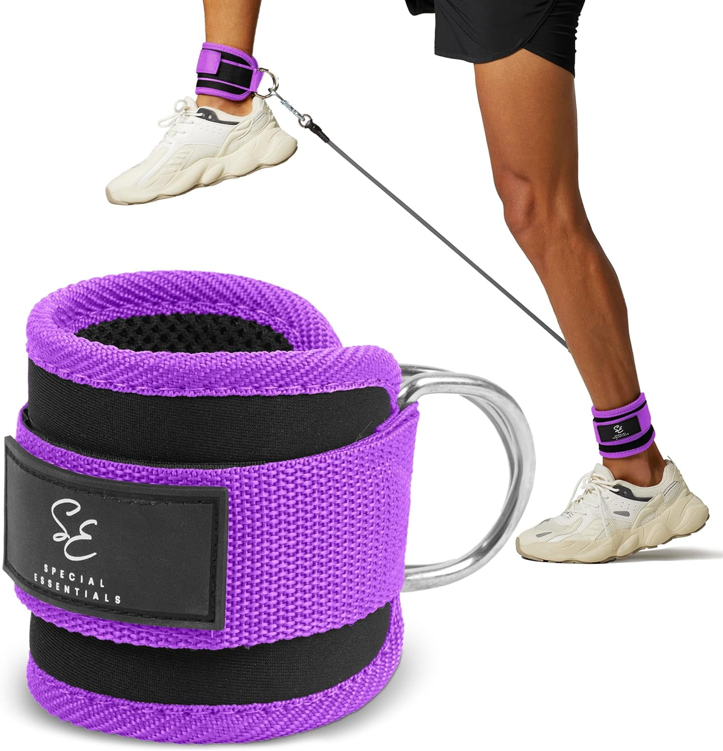 Special Essentials Ankle Strap for Cable Machine and Resistance Bands Premium Neoprene Gym and Workout Kickback Ankle Cuffs with Adjustable Strap for Enhanced Leg and Glute Exercises Walmart