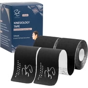 Special Essentials Kinesiology Tape 2 Pack Premium Cotton Waterproof Sports Tape for Muscle Support, Pain Relief & Performance, 40 Precut & Uncut Strips