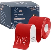 Special Essentials Kinesiology Tape - Premium Cotton Waterproof Sports Tape for Targeted Muscle Support, Pain Relief, & Enhanced Performance 20 Count, 10” Precut & Uncut Strips