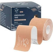 Special Essentials Kinesiology Tape - Premium Cotton Waterproof Sports Tape for Targeted Muscle Support, Pain Relief, & Enhanced Performance 20 Count, 10” Precut & Uncut Strips