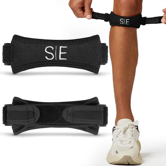 Special Essentials Patellar Tendon Adjustable Pain Relieving Knee Support Strap  Knee Brace, One Size, 2 Pack