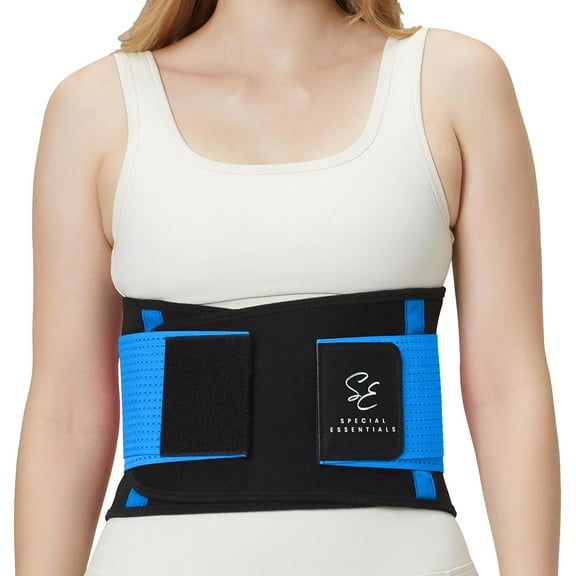 Special Essentials Waist Trainer for Women & Men Adjustable Sweat Band Waist Trimmer For Core Stability & Training Workouts