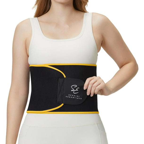 Special Essentials Waist Trimmer for Women Men Adjustable Sweat Band Waist Trainer Breathable Mesh for Training Workouts