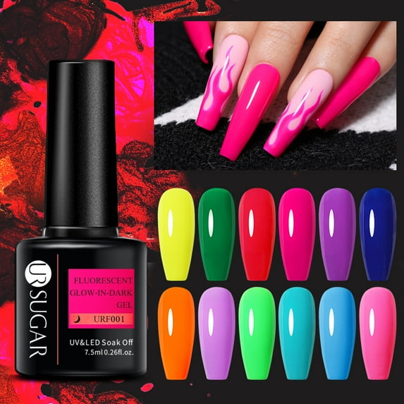 Special Fluorescent Candy Color Nail Glue