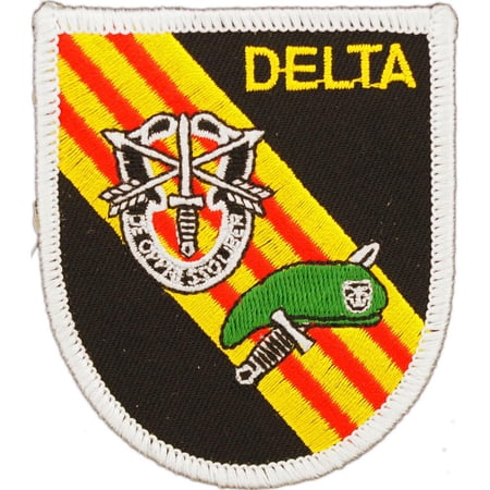 Special Forces Delta Patch Black & Yellow 3"