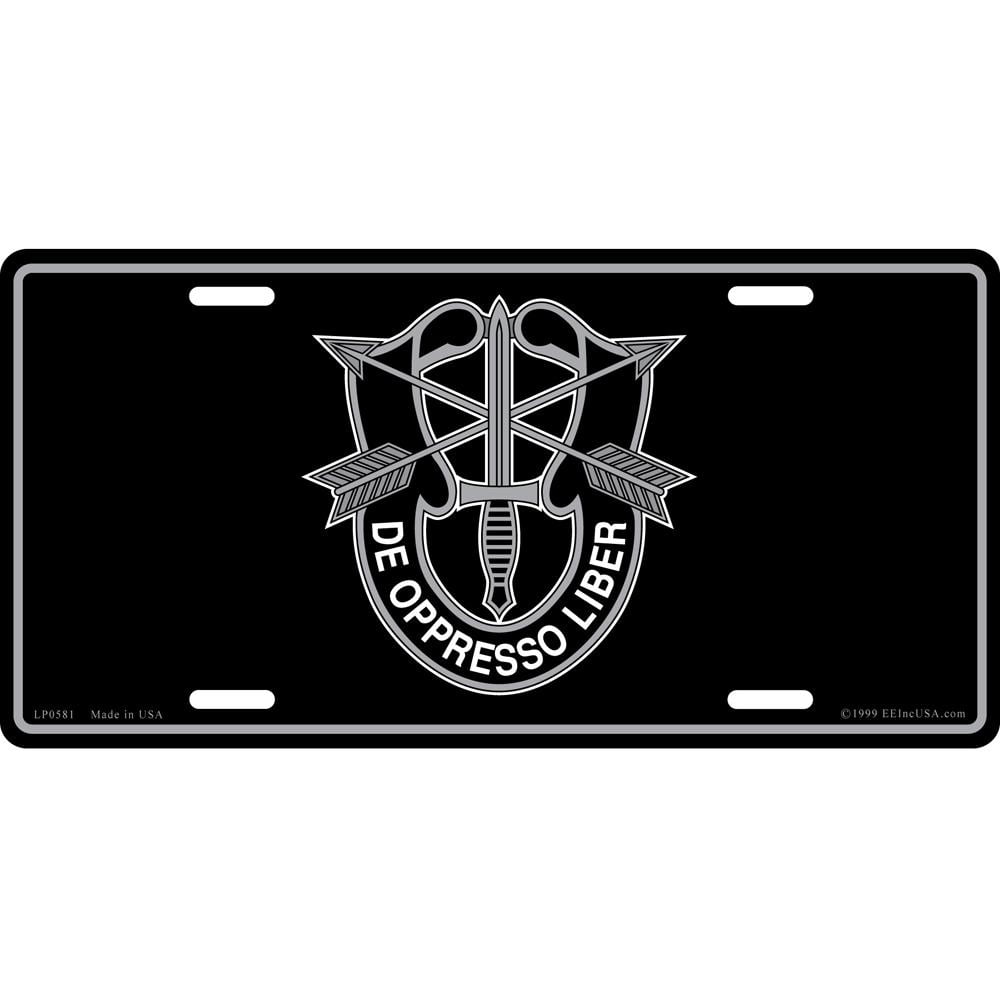 Special Forces License Plate