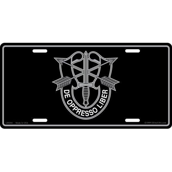 Special Forces License Plate