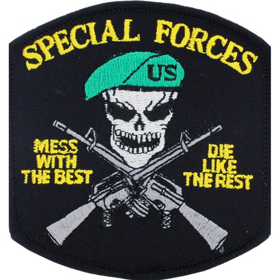 Eagle Emblems PM0364 Patch - Mess with Best Special Forces - 3.25 in.