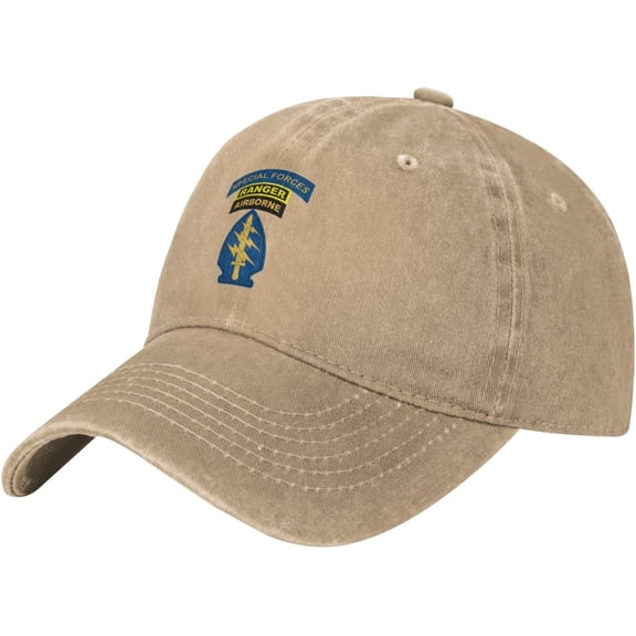 Special Forces Ranger Airborne Duck Tongue Classic Sandwich Hat- Baseball Cap Men Women