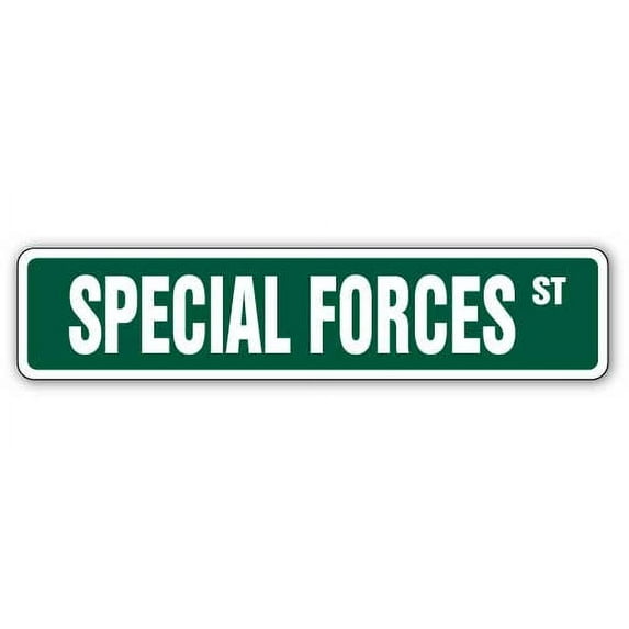 Special Forces Street [3 Pack] of Vinyl Decal Stickers | Indoor/Outdoor | Funny decoration for Laptop, Car, Garage , Bedroom, Offices | SignMission