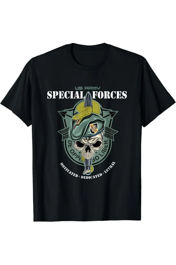 Special Forces Veteran Military Hero Appreciation Heritage Top Unisex T-Shirt, up to size 5XL