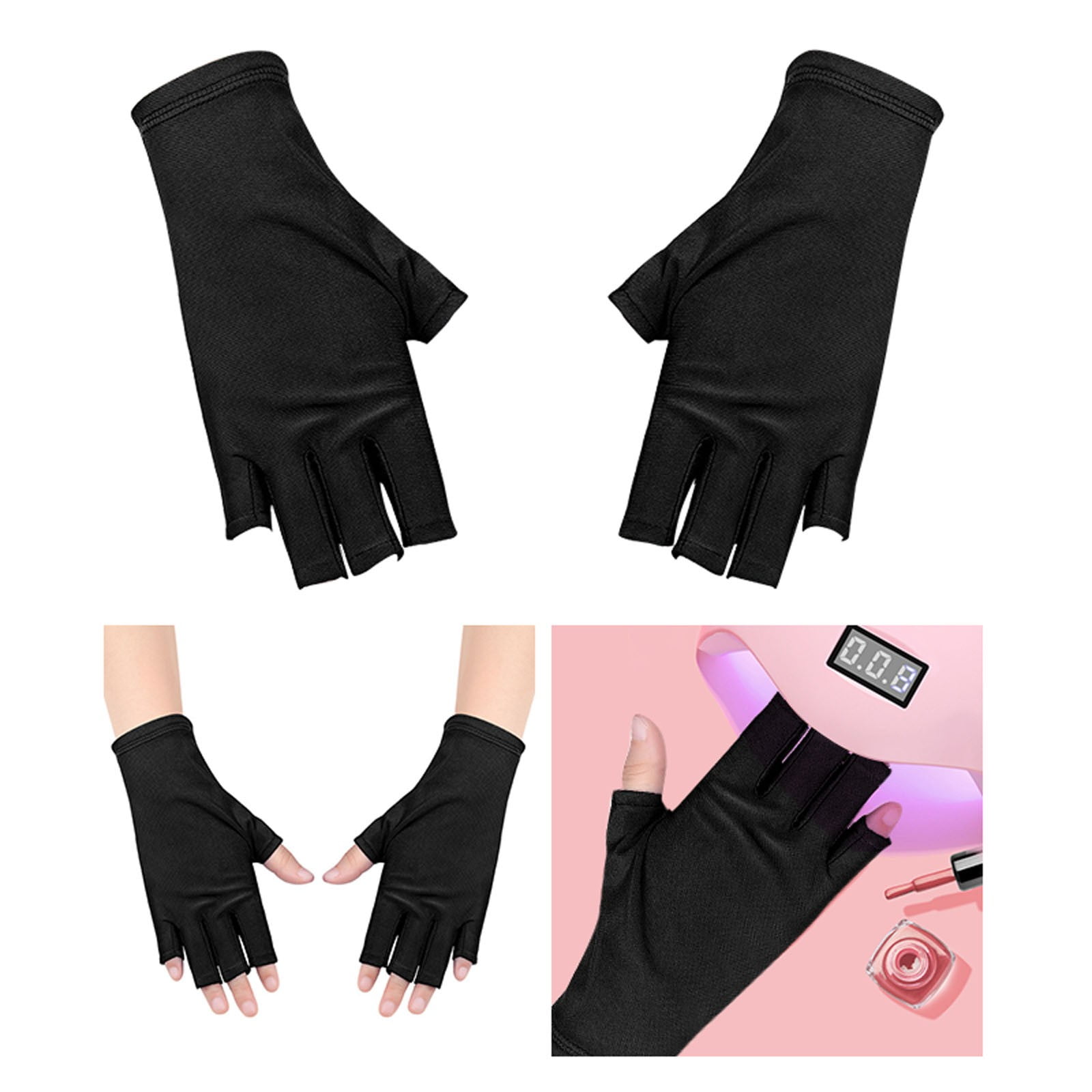 Special Gloves For Nail Salon Baking Lamp Heat Insulation Sun