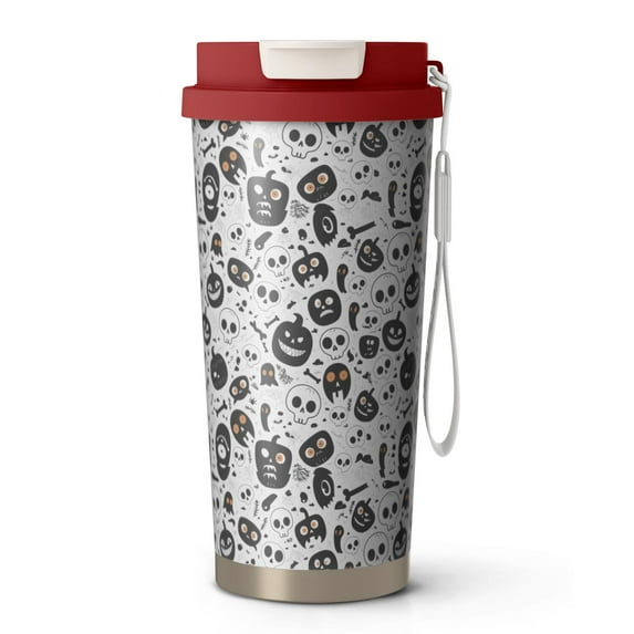 Special To Halloween, 18oz Double Drinking Coffee Mug – Vacuum Insulated Stainless Steel Travel Cup with Leakproof Lid, 316 Steel Thermos Tumbler for Hot & Cold Beverages