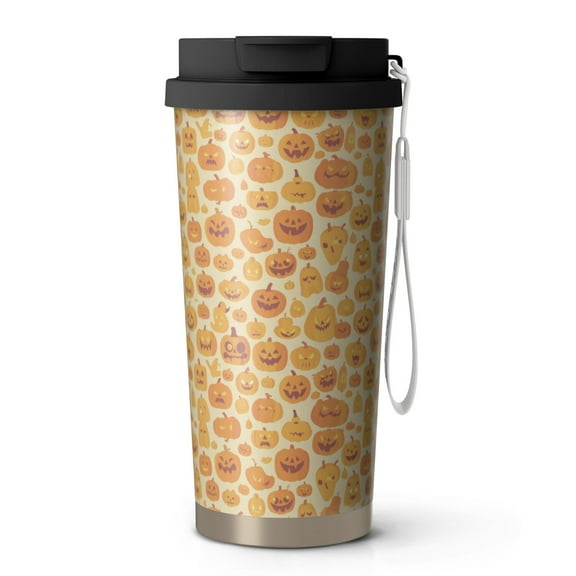 Special To Halloween, 18oz Double Drinking Coffee Mug – Vacuum Insulated Stainless Steel Travel Cup with Leakproof Lid, 316 Steel Thermos Tumbler for Hot & Cold Beverages