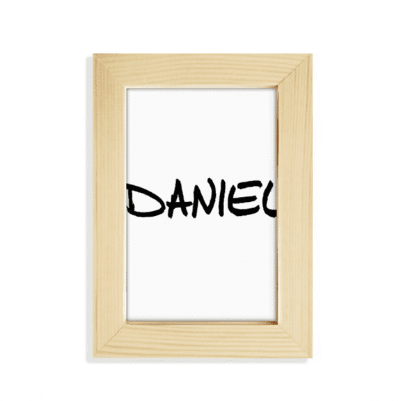 Special Handwriting English Name DANIEL Desktop Display Photo Frame Picture Art Painting 5x7 inch