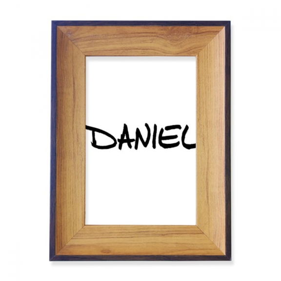 Special Handwriting English Name DANIEL Photo Frame Exhibition Display Art Desktop Painting