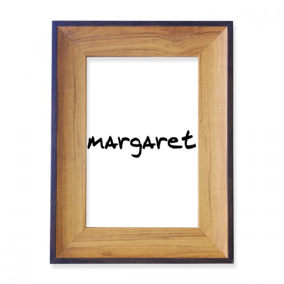 Special Handwriting English Name MARGARET Photo Frame Exhibition Display Art Desktop Painting