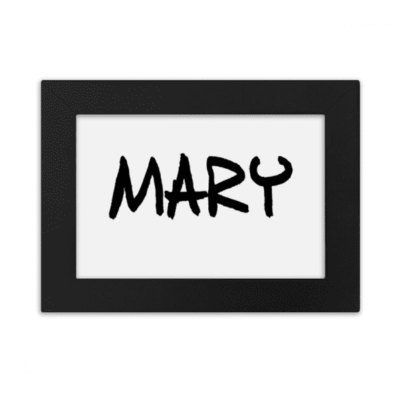 Special Handwriting English Name MARY Desktop Photo Frame Ornaments Picture Art Painting
