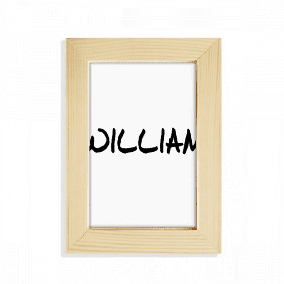Special Handwriting English Name WILLIAM Desktop Display Photo Frame Picture Art Painting 5x7 inch